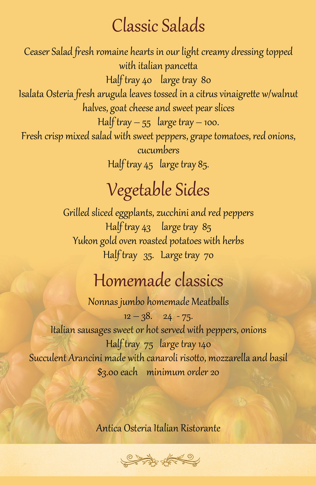 Catering Menu Page 6